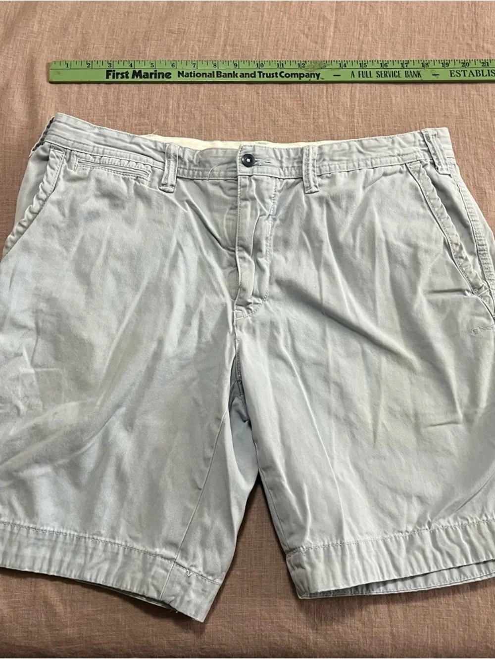 Polo Ralph Lauren Baby Blue Men's Chino Shorts Size 36 Spring Pastel Golf Preppy